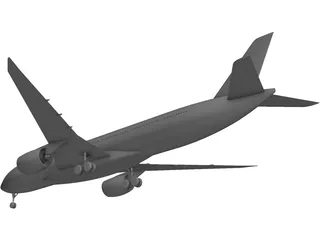 Airbus A350-900 3D Model