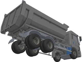 Dump Truck 3D Model