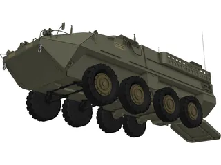 Stryker APC 3D Model