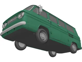 Chevrolet Corvair Greenbrier (1961) 3D Model