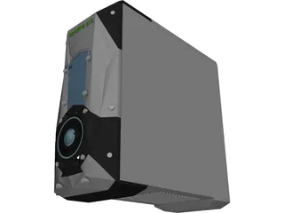 Nvidia Concept Case 3D Model