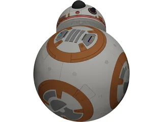 BB8 Droid 3D Model