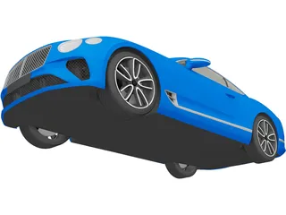 Bentley Continental GT (2018) 3D Model