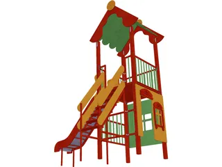 Park Slides 3D Model