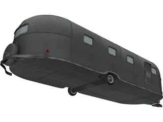 Airstream Trailer (1950) 3D Model