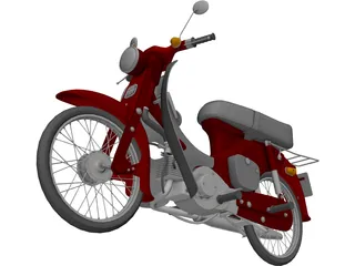 Moped 3D Model