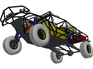 Trophy Truck 3D Model