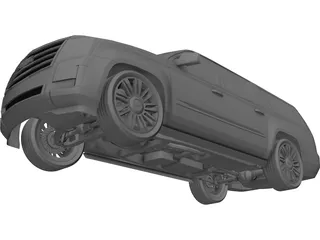 Cadillac Escalade (2017) 3D Model