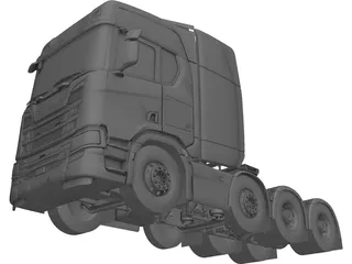 Scania S6000 3D Model