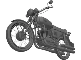 Jawa 350-634 (1978) 3D Model