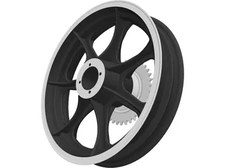 Merrelli Rear Wheel 3D Model