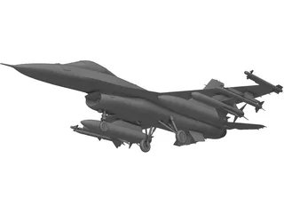 Mitsubishi F-2 Viper Zero 3D Model