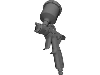 HVLP Spray Gun Top Feed 3D Model