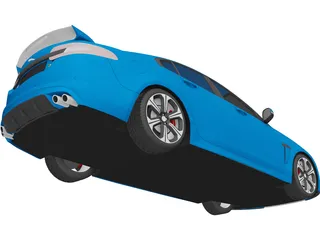 Jaguar XFR S (2014) 3D Model
