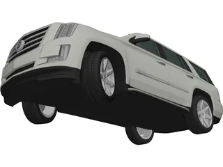 Cadillac Escalade ESV Platinum (2015) 3D Model