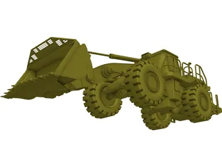 Caterpillar 988H Wheel Loader 3D Model