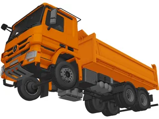 Mercedes-Benz Dump Truck 3D Model