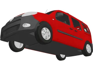 Renault Kangoo Passenger (2014) 3D Model