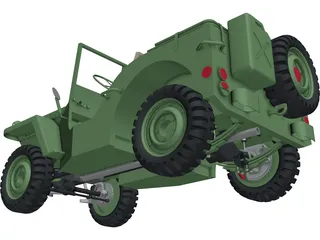 Jeep Willys 3D Model