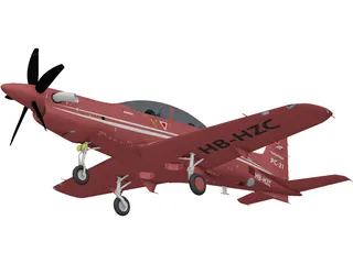 Pilatus PC-21 3D Model