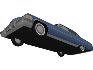 Cadillac Deville (1974) 3D Model