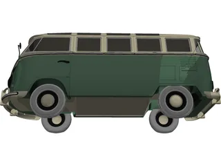 Volkswagen Transporter T1 3D Model