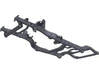 Jeep JKU Frame 3D Model