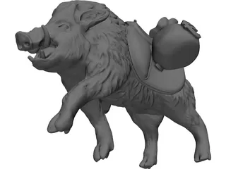 Boar 3D Model