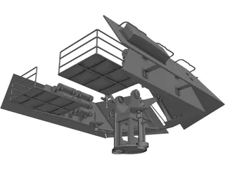 Turret RhM Waffentragger 3D Model