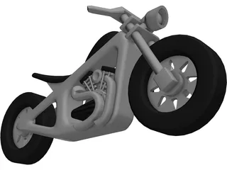 Wood Moto Kids 3D Model