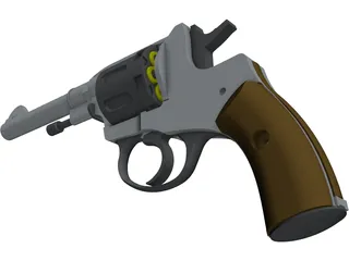 Na Gan Revolver 3D Model