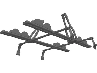 Thule Ride Roof Rack 3D Model