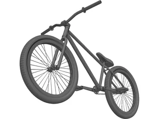 BMX Bike 3D Model