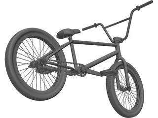 BMX Bike 3D Model