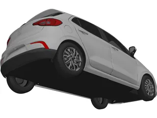 Fiat Argo (2017) 3D Model