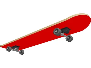 Skateboard 3D Model