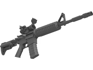 M4 3D Model