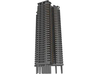 Skyscraper 3D Model