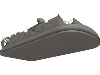 LCAC Hovercraft 3D Model