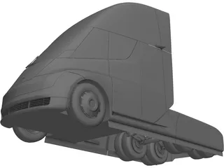 Tesla Semi Truck (2020) 3D Model