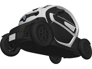 Renault Twizy ZE (2012) 3D Model