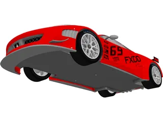 Ferrari 458 GT3 (2014) 3D Model