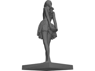 Dancer Woman 3D Model