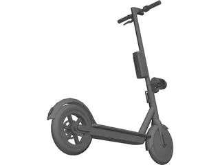 Electric Scooter 3D Model