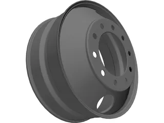 Truck Rim 3D Model