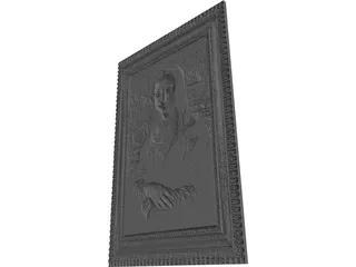 Mona Lisa 3D Model