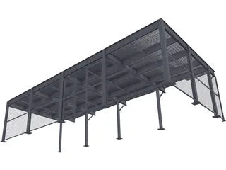 Storage Room Mezzanine 3D Model