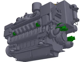 MTU 4000 3D Model