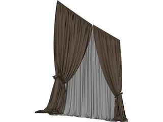 Curtain 3D Model