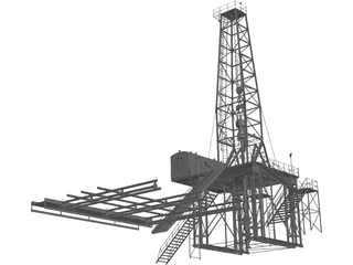 Land Rig 3D Model